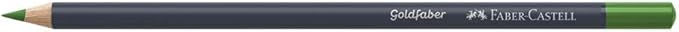 Faber-Castell Creative Studio Goldfaber Colour Pencil, (167), Grass Green, Single Pencil, for Art, Craft, Drawing, Sketching, Home, School, University, Colouring