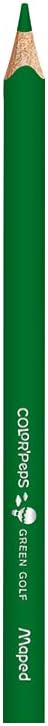Maped Color'Peps Triangular Jumbo Colored Pencils - Assorted Colors - Pack of 12 - Perfect for Early Learners - Boosts Creativity and Skills - Durable and Long-lasting - Enhanced Comfort Grip