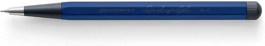 LEUCHTTURM1917 - Drehgriffel Mechanical Pencil - Refillable Writing Stylus with 0.7 mm HB Graphite Lead (Navy)