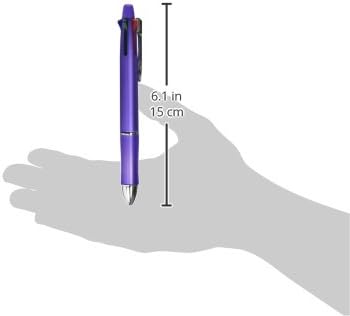 Pilot Multi Function Pen Dr. Grip, 0.5mm Acro Ink Ballpoint Pen, 0.5mm Mechanical Pencil, Lavender (BKHDF1SEF-LA)