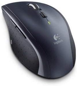 Logitech M705 Marathon Wireless Laser Mouse, 2.4 GHz Frequency, 30 ft Wireless Range, Right-Hand Use, Black