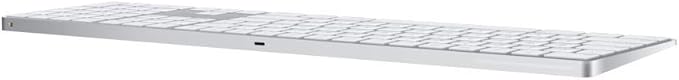 Apple Magic Keyboard with Numeric Keypad: Wireless, Bluetooth, Rechargeable. Works with Mac, iPad, or iPhone; Portuguese - White