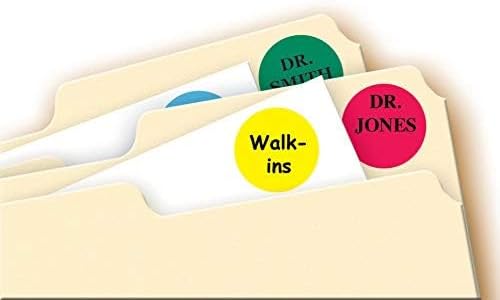 Avery Removable Color-Coding Labels, Removable Adhesive, Assorted Colors, 3/4" Diameter, 1,008 Labels (5472)