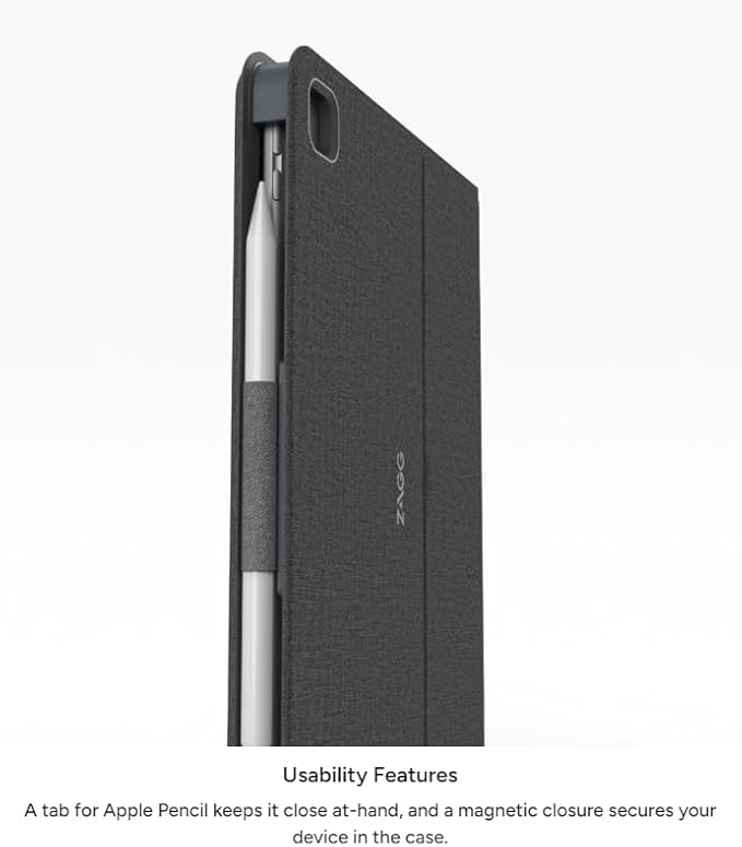 ZAGG - Messenger Folio 2 - Tablet Keyboard & Case for 10.2-inch iPad, 10.5-inch iPad/Air 3