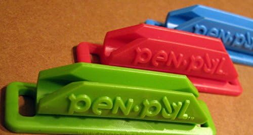 Tops Penpal Rubber Pen/Pencil Holder, 5/8 x 2 5/8 x 5/8 Inches, Assorted Colors, 4 Packs [Includes 4 Holders Only - Picture Show Assortment Of Colors]