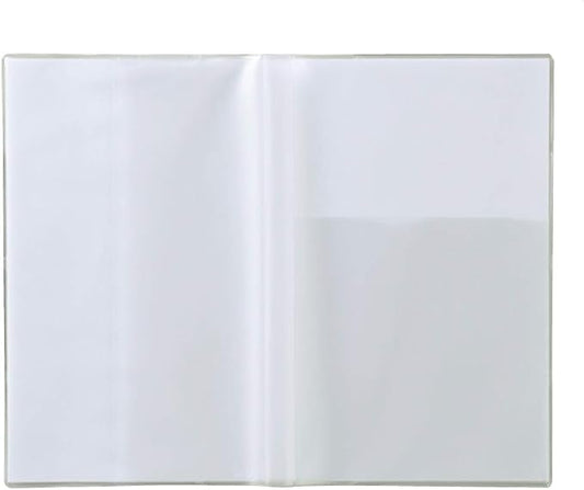 Kokuyo Transparent Cover for JIBUN_TECHO B6 Slim Size Notebook, 7.5" x 9.8", 0.2 mm Thick, with 1 Pen Loop & 4 Card Holders, Japan Import (NI-JGM61)