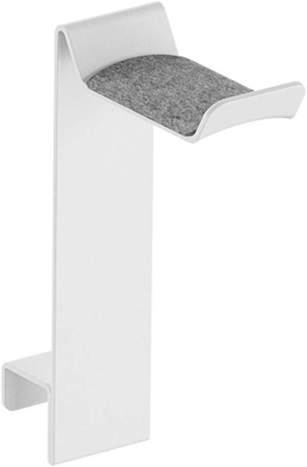 SilverStone Technology - Monitor Stand Riser with a Removable Phone Holder, Headphone Holder, and Storage Tray. Supports Up to 44 Pounds, SST-MR03W