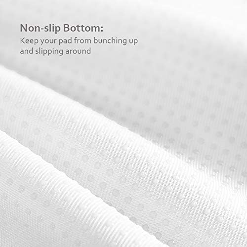 Bed Pads Washable Waterproof(2 Pack, 34 x 36), Washable and Reusable Incontinence Chuck Pads Anti Slip Pee Pads Underpad Sheet Protector for Adults, Elderly, Kids, Toddler and Pets, Blue