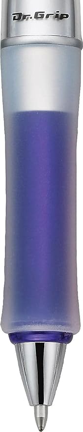 PILOT Dr. Grip Center of Gravity Refillable & Retractable Ballpoint Pen, Medium Point, Black, Single Pen- Ideal for School, Journaling & Office Writing