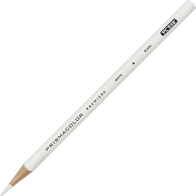 Prismacolor 3365 Premier Soft Core Colored Pencil, White (Pack of 12)