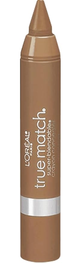 L'Oreal Paris True Match Super-Blendable Crayon Concealer, Medium/Deep Neutral, 0.10 oz