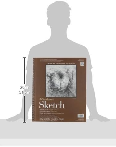 Strathmore 400 Series Sketch Pad, 11x14 inch, 100 Sheets - Artist Sketchbook for Drawing, Illustration, Art Class Students