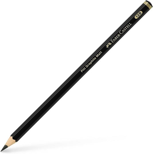 Faber-Castell Art & Graphic Pitt Graphite Matt Pencil, Matt Graphite, 12B, For Art, Craft, Drawing, Sketching, Home, School, University, Colouring