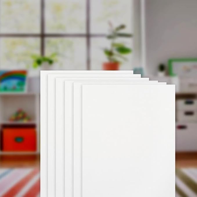 School Smart Folding Bristol Tagboard, 12 x 18 Inches, White, Pack of 100