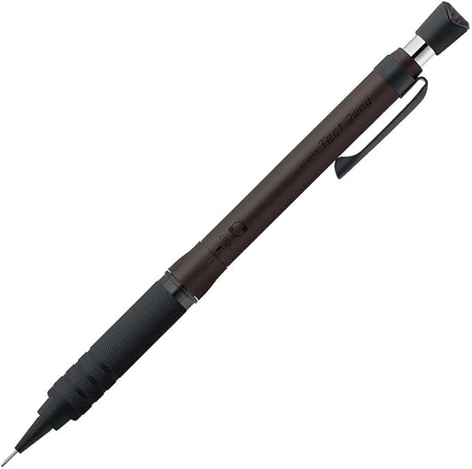 Zebra P-MA141-GBK Tech 2-Way RO Mechanical Pencil 0.02 inches (0.5 mm) Graphite Black Knurling Model