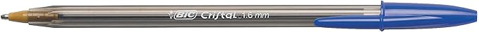 BIC Cristal Xtra Bold Ballpoint Pens, Bold Point (1.6mm) For Vivid And Dramatic Lines, Blue Ink, 24-Count Pack, Perfect Ink Pens