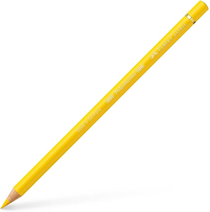 Faber-Castell Polychromos Artists' Single Pencil - Colour 107 Cadmium Yellow