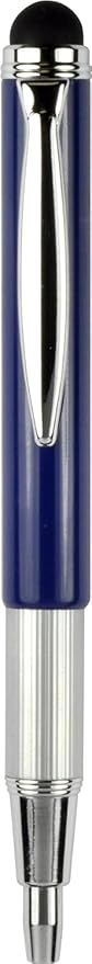 Zebra Pen, StylusPen, 1.0mm Black Ink Ballpoint Pen with 8.0mm Stylus, Expandable Compact Design for Pockets and Purse, Dual-Purpose Touchscreen Tool, 2-Pack (33602)