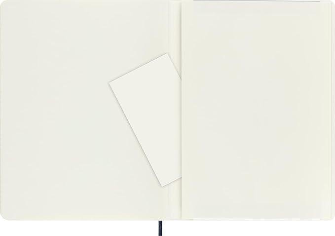 Moleskine Classic Notebook, Soft Cover, XL (7.5" x 9.5") Ruled/Lined, Sapphire Blue, 192 Pages