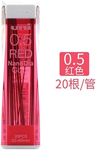 Uni NanoDia Color Mechanical Pencil Leads 0.5mm 7 Color Set, 7 Pack/total 140 Leads