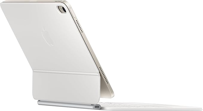 Apple iPad Magic Keyboard Case for iPad Air13-inch (QWERTY English) White (Renewed)