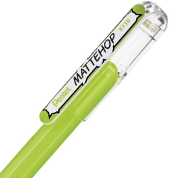 Pentel Matte Hop Sweet Color Ballpoint Pen, 7 Colors, K110-V7STB