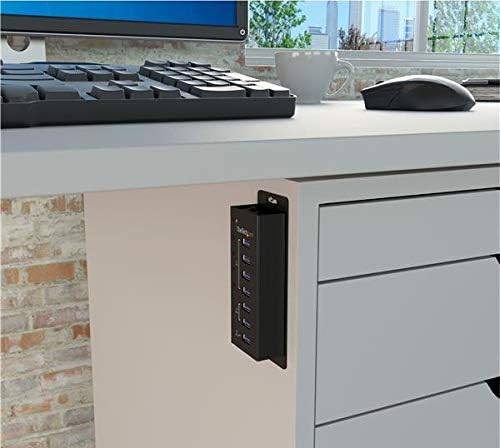 StarTech.com 7 Port USB 3.0 Charging Hub - 4 x USB-A, 3 x USB-A Dedicated Charging Ports - Powered Mountable USB Charging Station (ST4300U3C3)