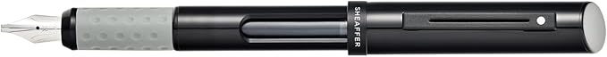 Sheaffer® Calligraphy Matte Black Fountain pen Minikit with Black cap and Matte Black Trim - Fine, Medium, Broad nibs & 18 Cartridges are included.