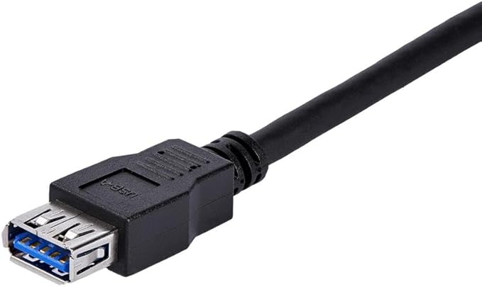 StarTech.com 1m Black SuperSpeed USB 3.0 Extension Cable A to A - Male to Female USB 3 Extension Cable Cord 1 m (USB3SEXT1MBK)