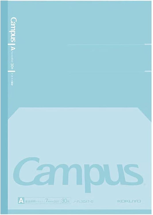 KOKUYO Composition Notebook, 7" x 10" Kimochii Dot Lined Notebook, 30 Sheets College Ruled Paper, 1 Pack Green B5 Notebook for School and Work, School Supplies Comp Book for Note Taking,Japan Import