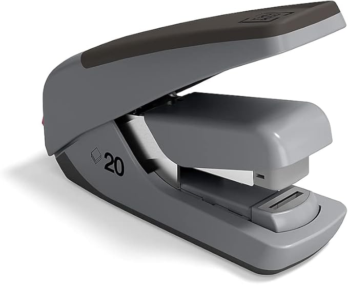 STAPLES TRU RED One-Touch CX4 Desktop Stapler, 20-Sheet Capacity, Black/Gray (TR58482)