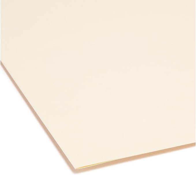Smead Indexed File Folders, 1/5-Cut Tab, Assorted Positions, Indexed, Letter Size, Manila (A-Z)