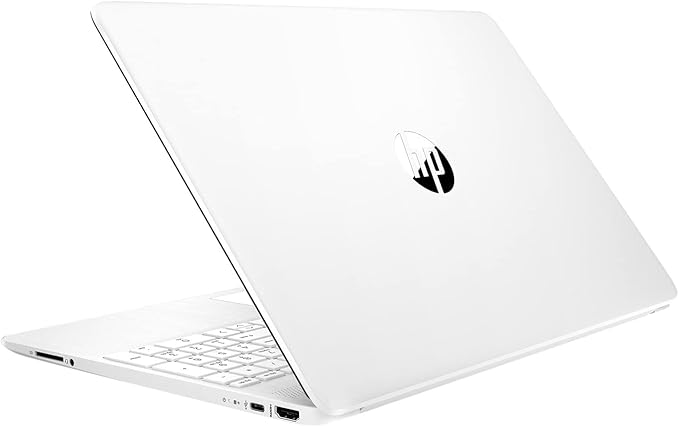 HP 15 Notebook Laptop, 15.6" HD Screen, Intel Core i3-1115G4 Processor, 32GB RAM, 512GB SSD, Webcam, Wi-Fi, HDMI, Windows 11 Home, White
