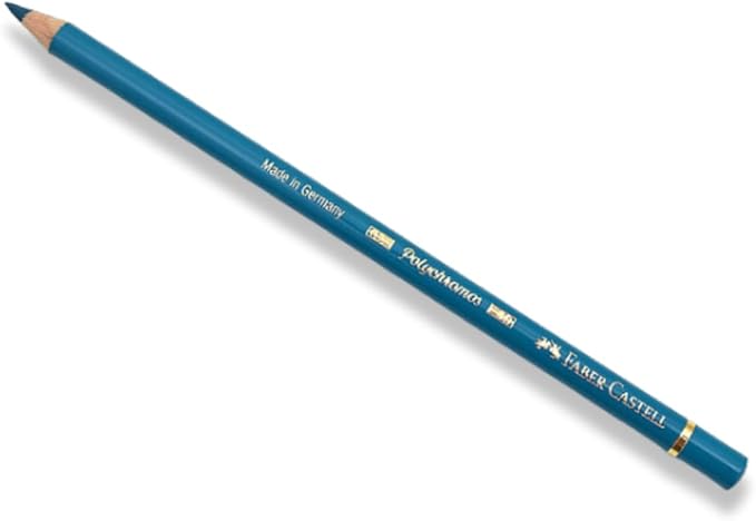 Faber-Castell Polychromos Artists' Single Pencil - Colour 153 Cobalt Turquoise