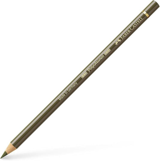 Faber-Castell Polychromos Artists' Single Pencil - Colour 173 Olive Green Yellowish