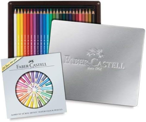 Faber-Castell Art & Graphic Albrecht Dürer Watercolour Pencil, (101), White, For Art, Craft, Drawing, Sketching, Home, School, University, Colouring