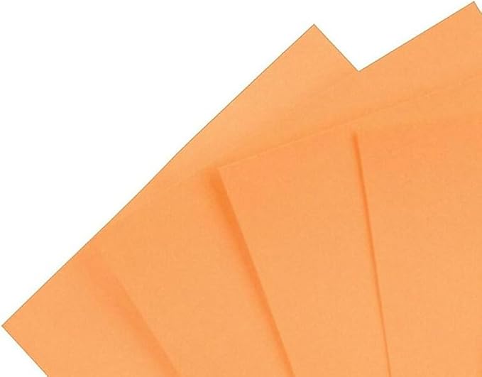 Staples Brights 24 Lb. Colored Paper Orange 500/Ream, For Everyday Use at Home or Office