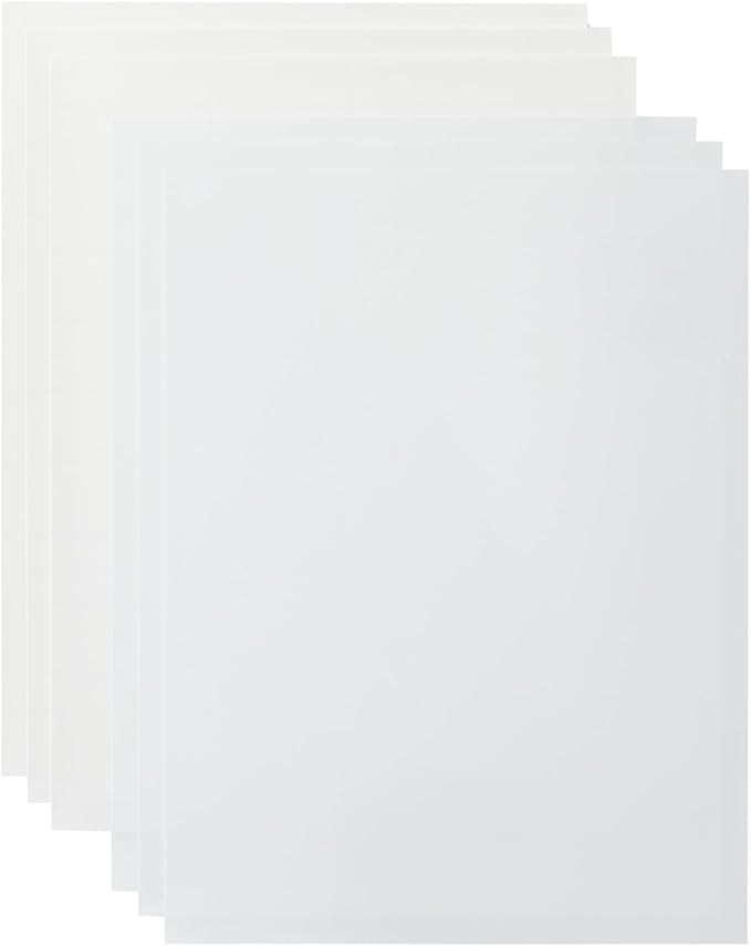 Cricut Printable Waterproof Sticker Set, 20 White Sheets (8.5" x 11") - Compatible with Inkjet Printers - For Joy Xtra, Explore, & Maker Machines