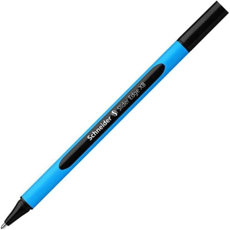 Schneider Slider Edge XB Ballpoint Pen, Black, Box of 10 Pens (152201)
