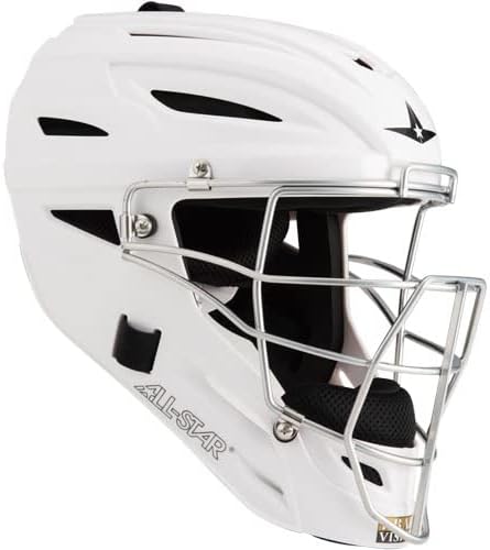 All-Star Catcher’s Gear Kit – Includes Helmet, Chest Protector & Leg Guards – Lightweight, Durable Baseball Protective Set, Meets NOCSAE