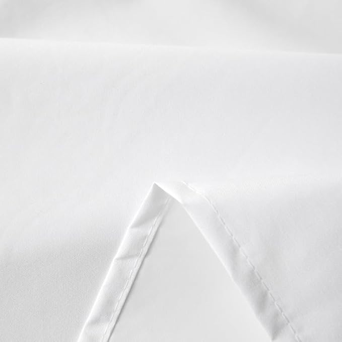 WenBags Lightweight Waterproof Flat Sheet 70 * 90 Inches Queen Size-Mattress Protector for Bed & Couch, Pet Hair Resistant Cover Ideal for Dogs & Cats, Perfect for Hotels & Hospitals (White)