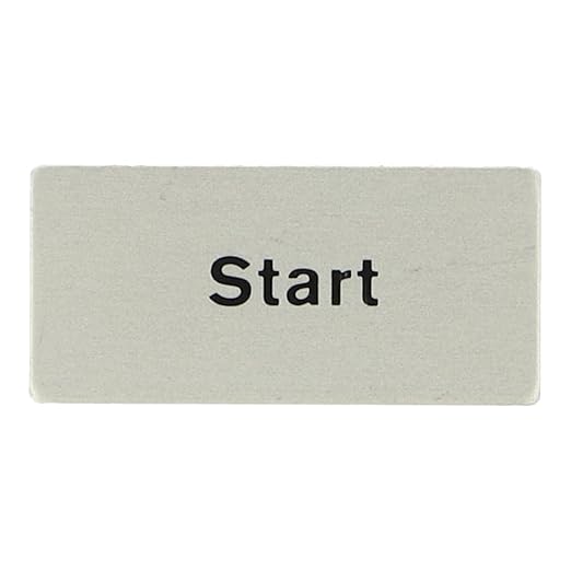 CBK-NP9 | ABB Fixed NAMEPLATE, Engraved 'Start/Stop', 1 Position, Aluminium Finish