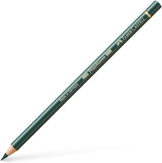 Faber-Castell Polychromos Artists' Single Pencil - Colour 165 Juniper Green
