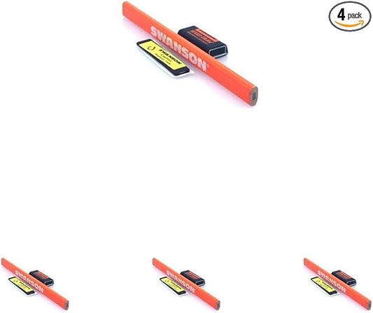 Swanson Tool Co, Inc Tool Co SDP217 Speed Draw Pencil/Carpenter Pencil Holder, Black (Pack of 4)