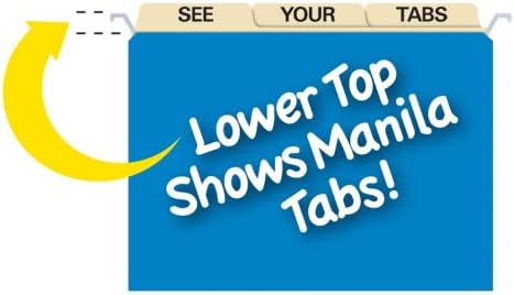 Find It Hanging File Folders for Filing Cabinet Storage - Pack of 20, Letter-Sized File Folder Set for Documents and Valuables - Filing Products for Organization, Back to School Supplies, Assorted