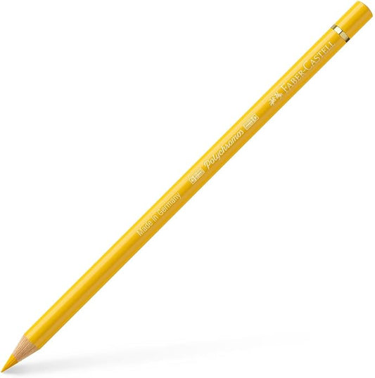 Faber-Castell Polychromos Artists' Single Pencil - Colour 108 Dark Cadmium Yellow