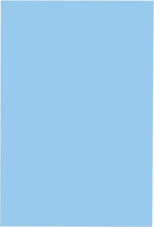 School Smart Folding Bristol Board, 9 x 12 Inches, Blue, Pack of 100