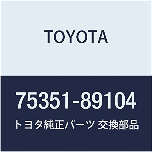 TOYOTA (toyota) Genuine Parts hurontofenda Name Plate No. 1 (Model Mark) Maintainence Part 75351 – 89104