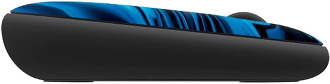 Logitech M340 Wireless Mouse with Limited Edition Prints, USB Receiver and Silent Clicks, Portable Wireless Mouse for Laptop, PC, Windows, Chrome, Surface, Blue Galaxy - Optical - 32.81 ft (Renewed)