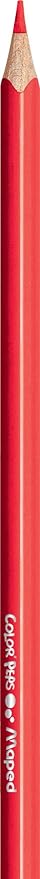 Maped Helix USA - Color'Peps Triangular Colored Pencils, 24 Pack - Art Project Creation - Vibrant Colors - Quality Art Supplies for Professionals and Hobbyists